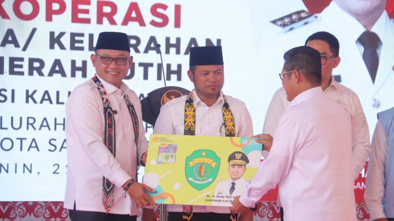Peresmian koperasi merah putih di Kaltim