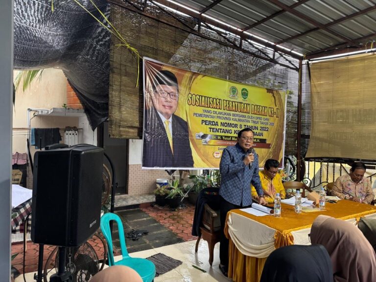 Bekali Anak Muda, Yusuf Mustafa Sosialisasi Perda di Sepinggan Balikpapan