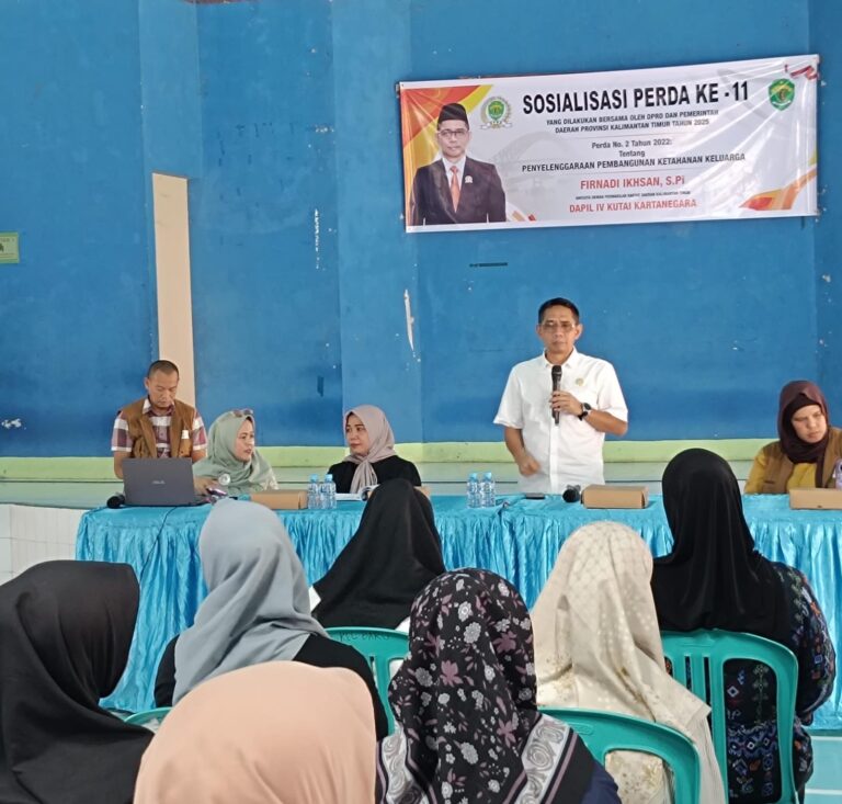 Firnadi Ikhsan Gencarkan Sosialisasi Perda Ketahanan Keluarga, Harap Perkuat Rumah Tangga