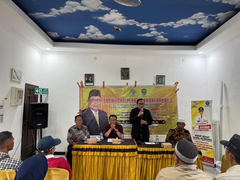 Ingatkan Pentingnya Pajak, Yusuf Mustafa Sosialisasikan Perda Pajak Daerah di Balikpapan