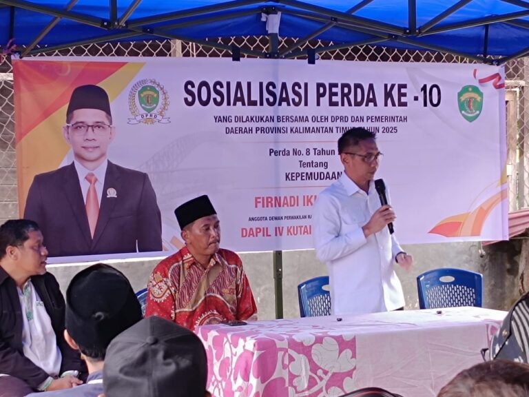Sosialisasi Perda Kepemudaan, Firnadi Ikhsan Dorong Pemuda Kukar Lebih Aktif