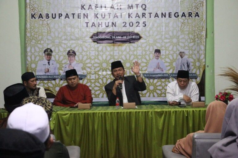 TC Kafilah MTQ Kukar Resmi Dibuka, Sunggono Tekankan Konsistensi Pembinaan Berjenjang