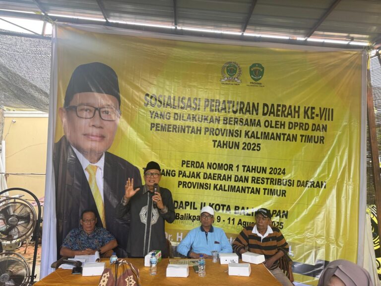 Yusuf Mustafa Dorong Pemahaman Warga Balikpapan Tengah Soal Pajak dan Retribusi Daerah