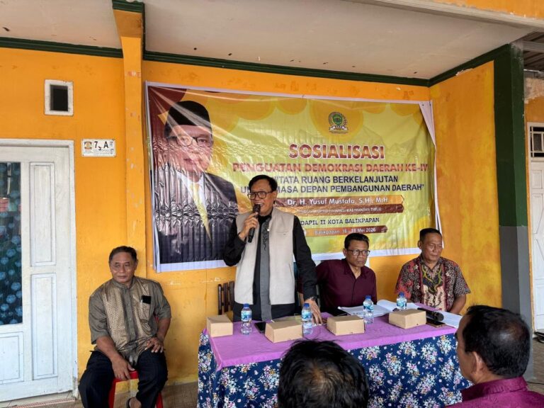 Yusuf Mustafa Dorong Penataan Ruang Berkelanjutan di Balikpapan Timur