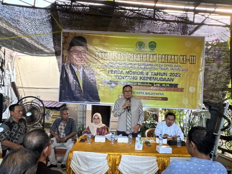 Yusuf Mustafa Dorong Perda Kepemudaan Jadi Jaminan Masa Depan Anak Muda