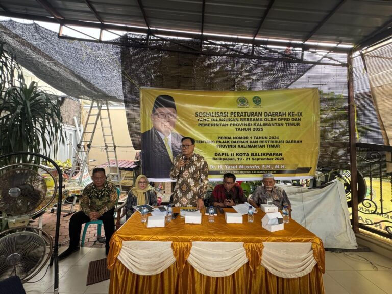 Yusuf Mustafa Sosialisasikan Perda Pajak, Tekankan Manfaatnya untuk Masyarakat