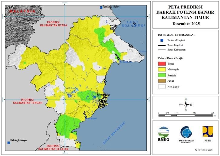 Hadapi Hidrometeorologi Basah, BPBD Kaltim Tekankan Kolaborasi Lintas Sektor