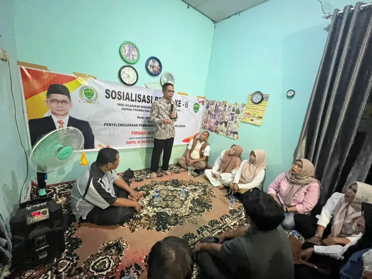 Perkuat Ketahanan Keluarga, Anggota DPRD Kaltim Firnadi Ikhsan Sosialisasi di Kelurahan Maluhu