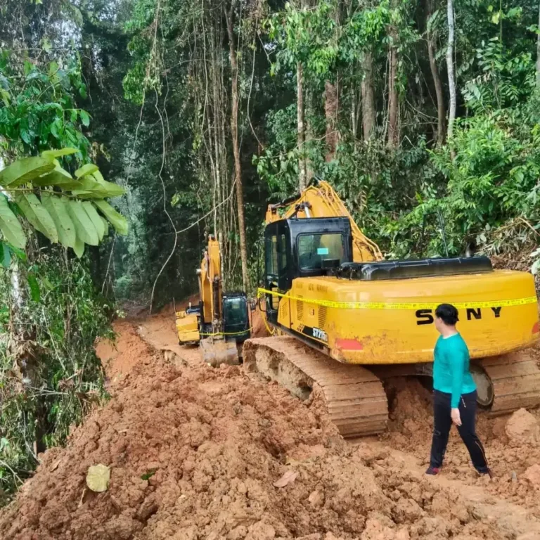 Polsek Tabang Gerebek Tambang Emas Ilegal yang Meresahkan Warga, 7 Pekerja Diamankan
